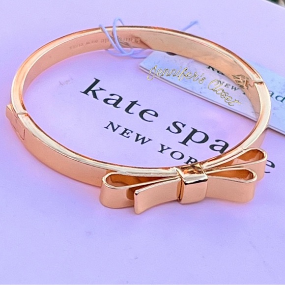 NWT ♠️ Kate Spade Bow Bangle Bracelet - Picture 4 of 6